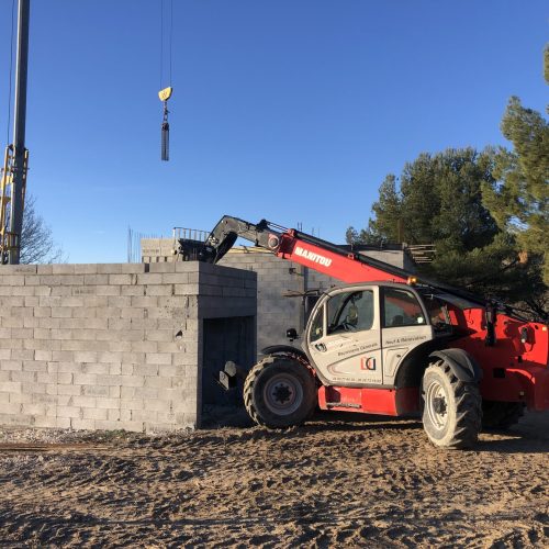 Rénovation d'une villa avec l'entreprise de maçonnerie DETRY Denis.