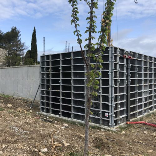 Construction d'une villa entreprise DETRY Denis.