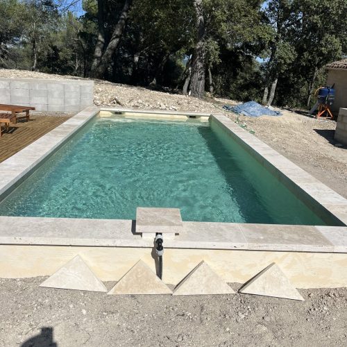 Construction de piscine entreprise maçonnerie DETRY Denis