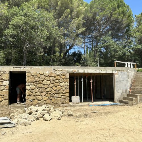 Construction de piscine entreprise maçonnerie DETRY Denis